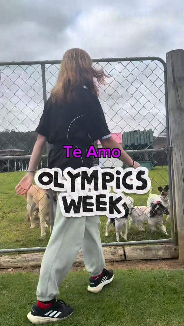 TE AMO OLYMPICS WEEK IS HERE Yep. We actually did it. (or someone left Mykey unattended again...‍) N...